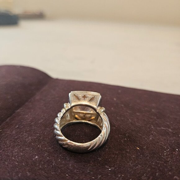 Champagne Citrine Cocktail Ring - Picture 4 of 4